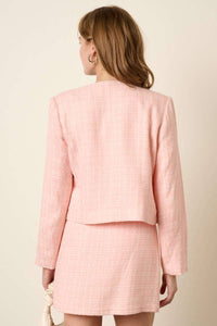Pink Tweed Jacket