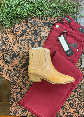 Taupe Ankle Cowboy Boot