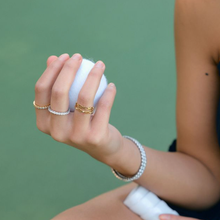 Merit Silver Crystal Ring: 8