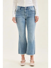 Mr Kick Flare Jeans with Frayed Hem
