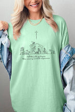 A Thrill of Hope Nativity Graphic Heavy Cotton Tee: NAVY / L