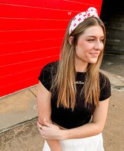 "N" Printed Structured Headband