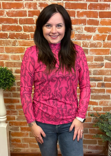 Cowgirl Mesh Top