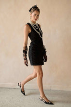 Black Tweed Mini Dress