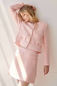 Pink Tweed Jacket