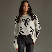 Cream Bow Sweater