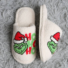 HO HO HO Holiday Grinch Slippers