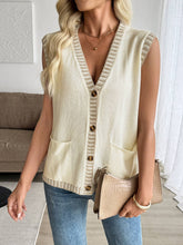 Button Down Sweater Vest