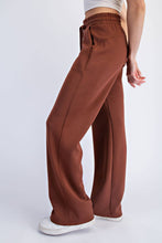 MODAL SCUBA STRAIGHT PANT: Espresso / S-M-L(2-2-2)