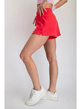 Candy Red French Terry Shorts
