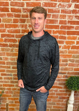 Black Camo Performance Hoodie  MEN'S