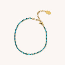 Birthstone Micro Tennis Bracelets: January- Garnet