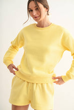 Yellow Glow Classic Fit Fleece Sweatshirt