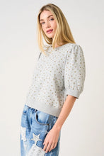 Floral Print Puff Sleeve Top
