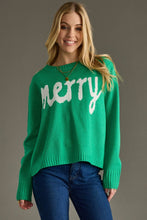 Kelly Green Merry Sweater