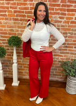 Cream Lace Long Sleeve Top