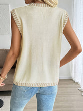 Button Down Sweater Vest