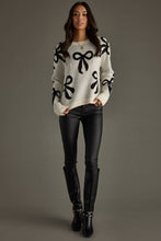 Cream Bow Sweater