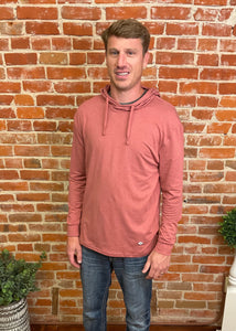 Heather Crimson Performance Hoodie