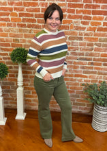 Liverpool Olive Hannah Flare Leg Jeans
