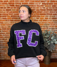 Black Mock Neck FC Sweatshirt