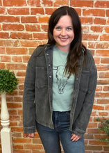 Black Ravenna Shirt Jacket