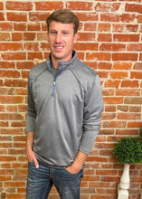 Heather Grey Mock Neck Pullover