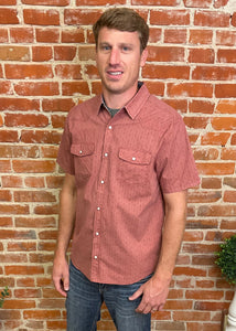 Vintage Wash Red Western Shirt