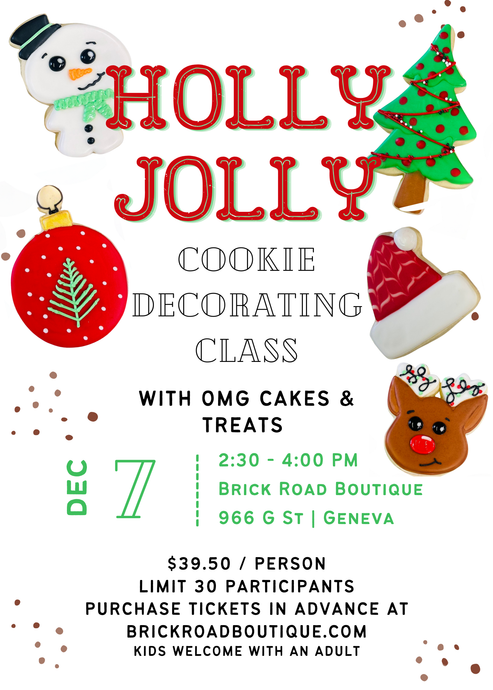 Holly Jolly Cookie Decorating Class Reservation