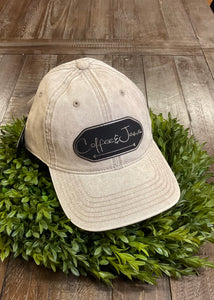 Beige Coffee & Jesus Ball Cap