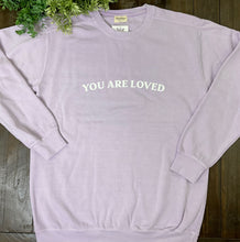 Bright Orchid You Are So Loved Sweatshirt