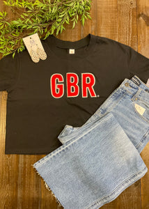 Black GBR Crop Tee