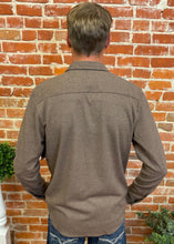 Brown Twill Long Sleeve Shirt