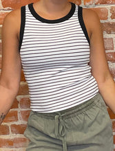Thread & Supply White & Black Evie Tank