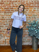 Orchid Cropped Panthers Tee