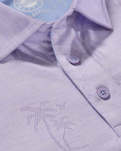 Lavender Palm Tree Polo
