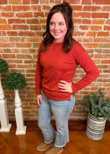 Pullover Crewneck with Ribbed Detail (Multiple Colors)