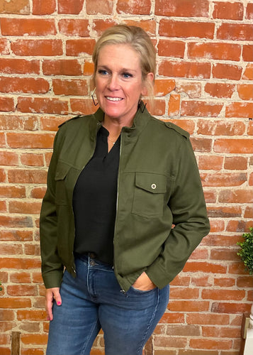 Dark Olive Jacket