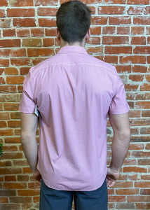 Pink Dot Button Down Shirt