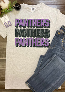 Ash Grey Panthers Tee