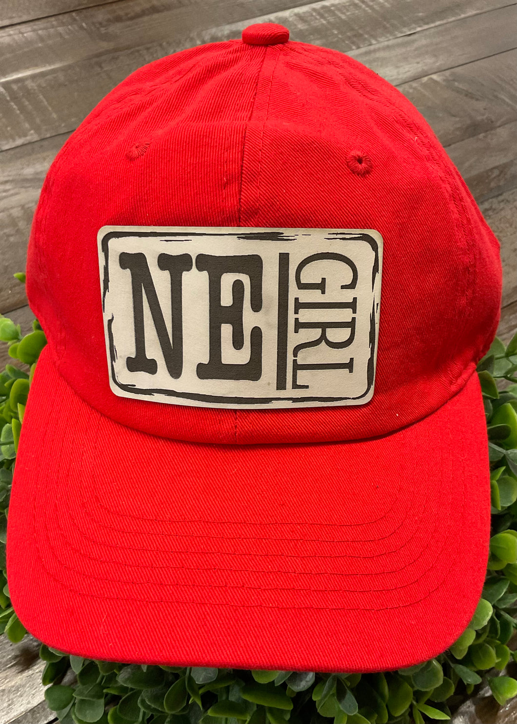 Red NE Girl Ball Cap