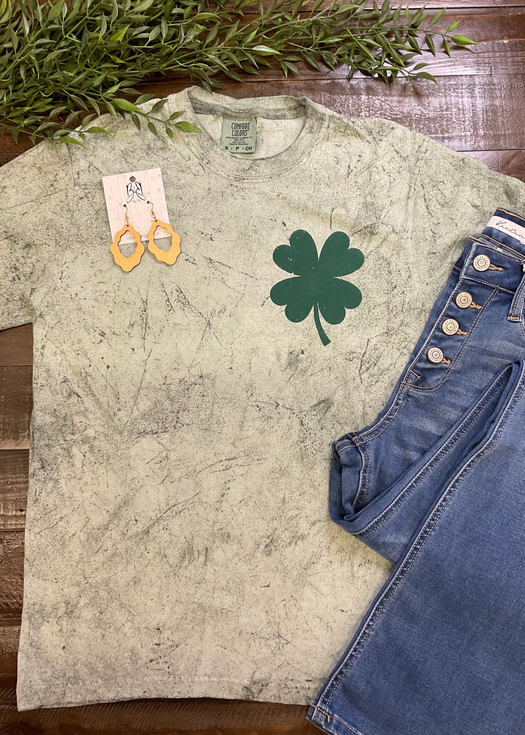 St. Patrick's Day Clover Tee