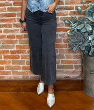 Graphite High Rise Wide Leg Jeans