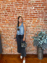 Graphite High Rise Wide Leg Jeans