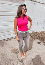 Seersucker Knit Tank (Multiple Colors)