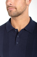Liverpool Navy Sweater Knit Polo