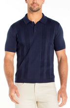 Liverpool Navy Sweater Knit Polo