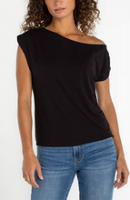 Liverpool Asymmetrical Off Shoulder Top (Multiple Colors)