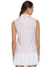 Flag & Anthem Pink Floral Sleeveless Polo