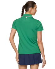 Flag & Anthem Green Polo with Pink Trim